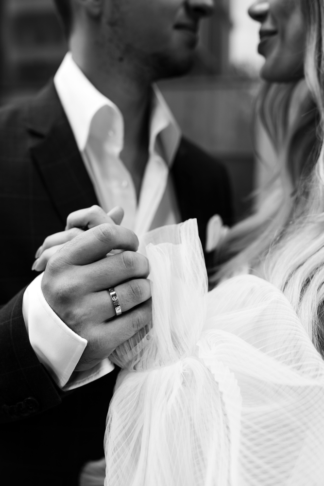 Momente der Zweisamkeit bei der Hochzeit