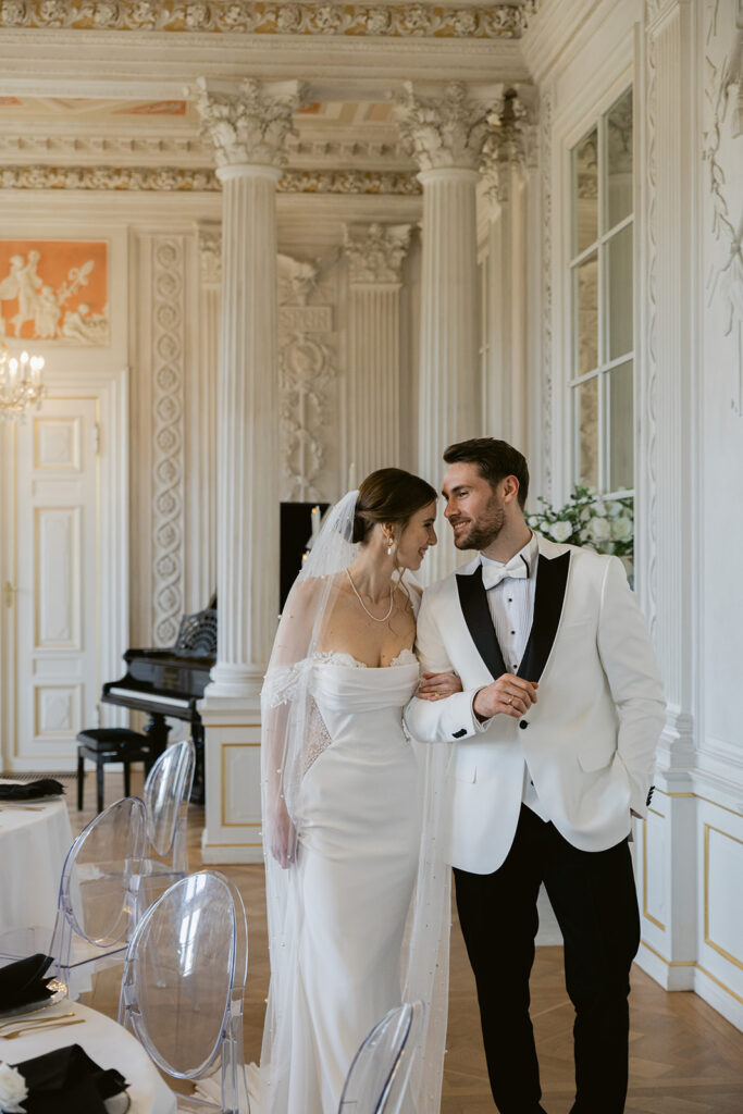 Lea und David im Schloss Friedrichsfelde