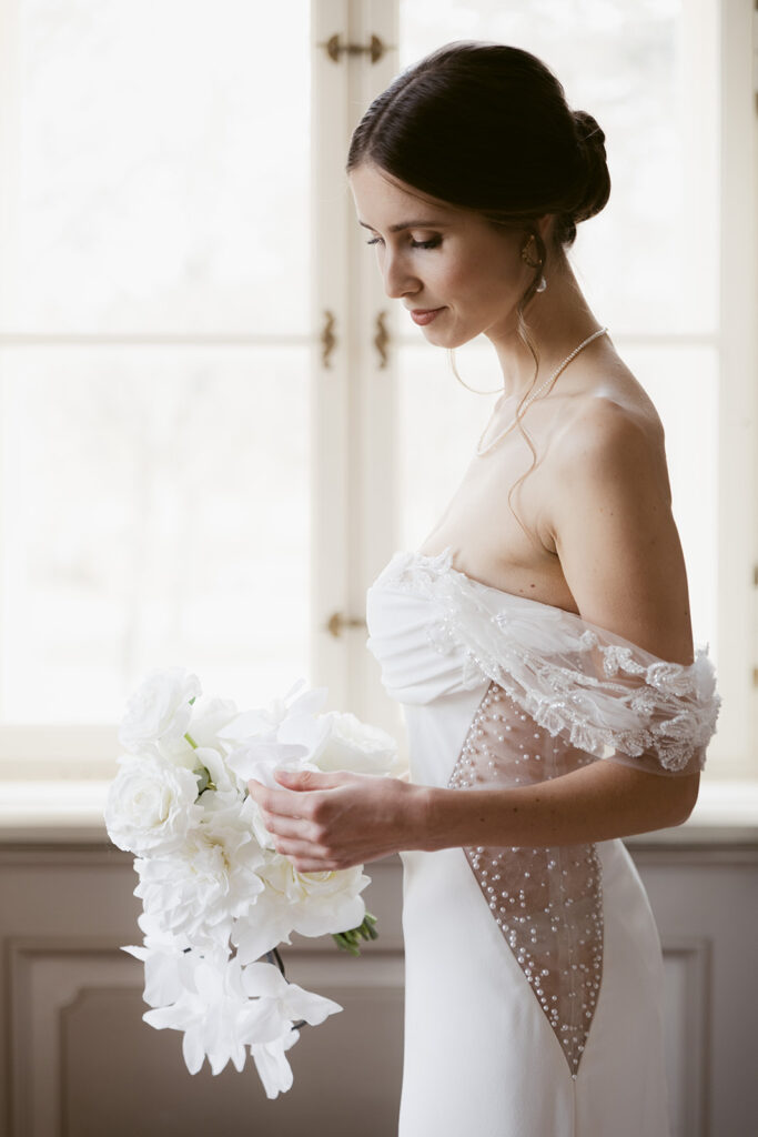 Braut Lea im Schloss Friedrichsfelde