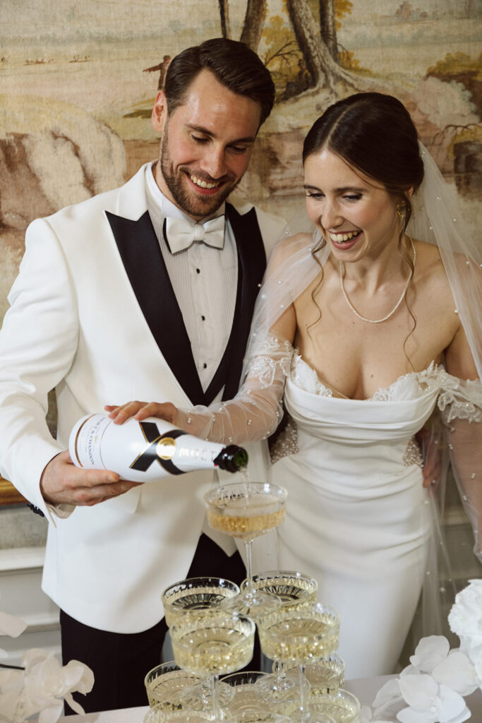 Lea und David im Schloss Friedrichsfelde Berlin