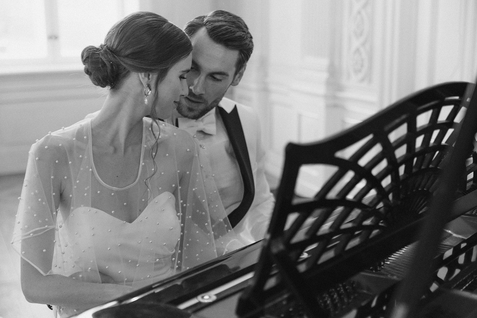 Lea und David im Schloss Friedrichsfelde Berlin