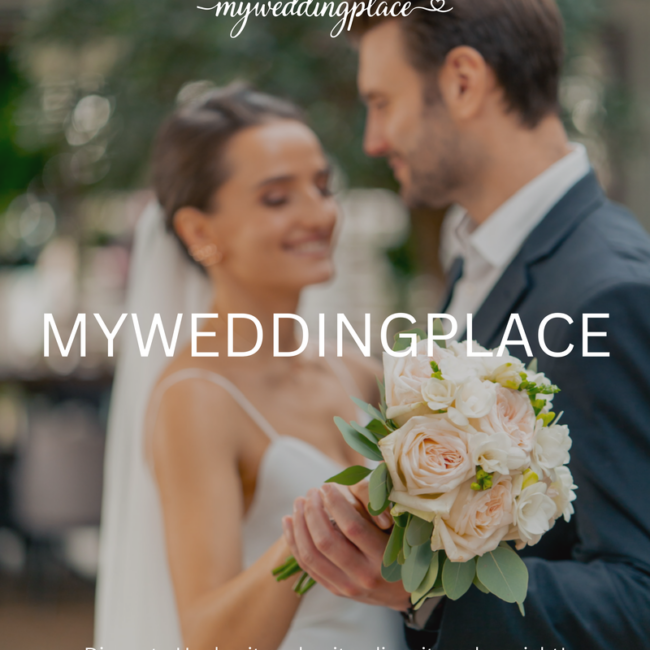 Screenshot Hochzeitswebseite myweddingplace, Tool für Brautpaare zur Hochzeitsplanung Berlin